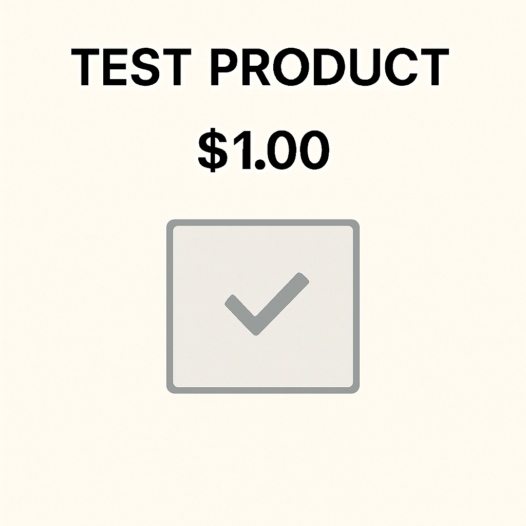 Test Product (For Testing Only)